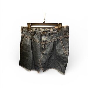 Free People Denim Mini Skirt